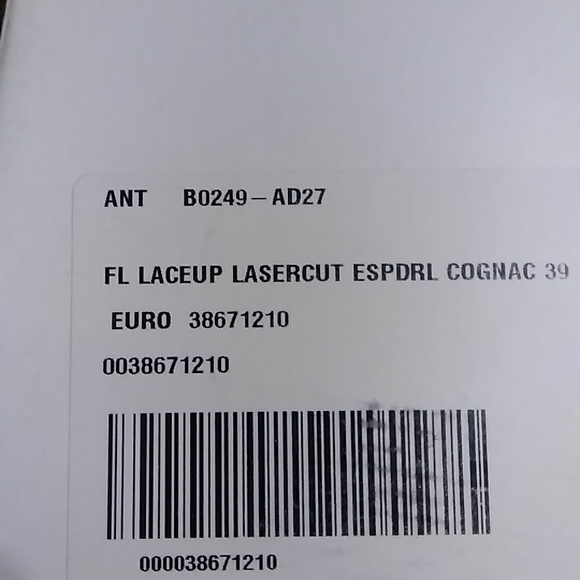 NEW IN BOX ANTHROPOLOGIE JASPER & JEERA ESPADRILLES - Picture 5 of 6